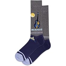 Hot Sox Mens Memphis Crew Sock, 10-13, Charcoal