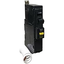 SCHNEIDER ELECTRIC QOB120GFI Miniature Circuit Breaker 120-Volt 20-Amp Molded Case Circuit Breaker 600V 40A