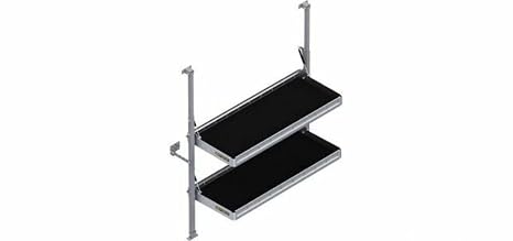 KARGOMASTER 48 FT. Folding Shelf Unit with Two Shelves
