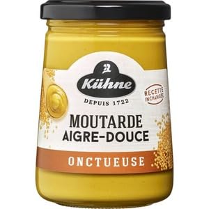 Kuhne Moutarde Aigre Douce Bocal 270g (Kuhne Sweet and Sour Mustard 270g)