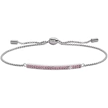Alex and Ani Pave Bolo Birthstone Bracelet - Stainless Steel Gold/Silver, Perfect for Stacking, Adjustable Birthstone Bracelet for Women, Ideal Gift Jewelry