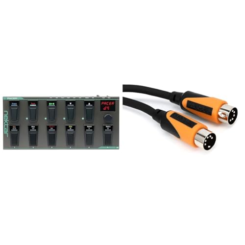 Nektar Pacer MIDI DAW Controller Bundle with 5ft Roland MIDI Cable