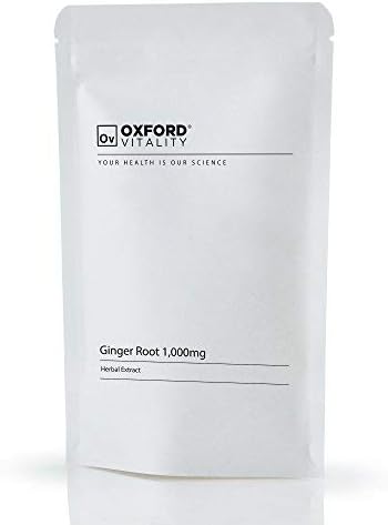 Oxford Vitality Ginger Root 1000mg Tablets | Ginger Supplement | Food Supplement | 120 Tablets