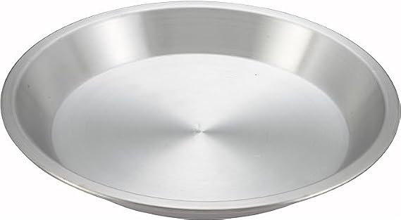 10 Inch Round Pie Pan for Baking, Aluminum Commercial Grade Pie Plate by Betolla