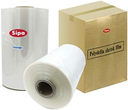 SIPA 24" 75 Gauge Polyolefin Shrink Film Heat Wrap POF Centerfold 3300' feet (5)
