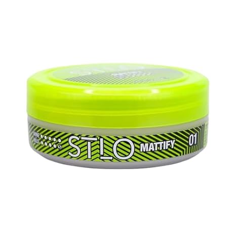 STLO Mattify Natural Finish Matte Paste - Medium to Strong Hold with No Shine - Styling Paste for Men