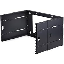 2-Post 6U Wall Mounted Rack, Adjustable Depth up to 16in, for 19-inch Server/Data/Networking Equipment, Max 88lb