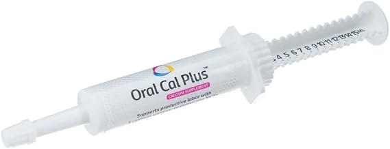 Breeder's Edge Oral Cal Plus Gel, Whelping and Queening Calcium Supplement Gel for Dogs and Cats Delivers 3 Calcium Sources in Labor to Support Strong and Normal Contractions, 15ml Paste