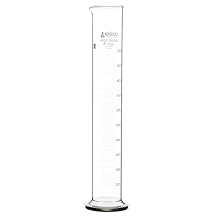 Graduated Cylinder, 2000ml - Class A Tolerance 10.0ml - Round Base - Blue Graduations - Borosilicate 3.3 Glass - Eisco Labs