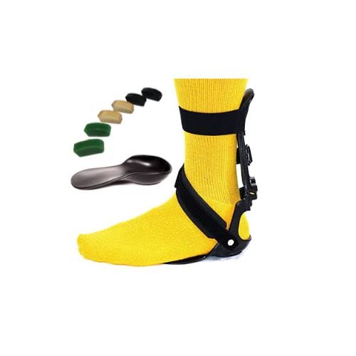 Step-Smart Classic Brace for Drop FootAFO Left Foot, SmallMedium wHip Square for alternate foot alignment, Adjustable Foot Drop Brace for Walking or Running with Shoes, Made in the U.S.A