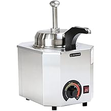 Paragon Pro Deluxe 2028C Heated Pump for Professional Concessionaires Requiring Commercial Quality & Construction 500W Accommodates #10 Can, Silver
