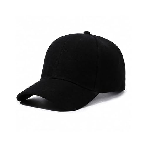 CAYAMA LED Pad Cap, Adjustable Cotton Baseball Cap, Soft Breathable Fit Matte Black