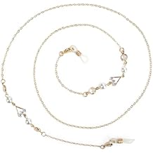 Stylish Women's Glasses Chain - Eyeglass & Sunglasses Chains Holder for Around Neck, Eyewear Retainer Strap