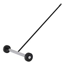Master Magnetics Magnetic Sweeper with Wheels - Rolling Magnet Sweeper - Powerful Magnetic Tool for Lawn and Shop Use - Pick Up Nails and Other Metal Debris - Strong 30 lb Pull - 14.5