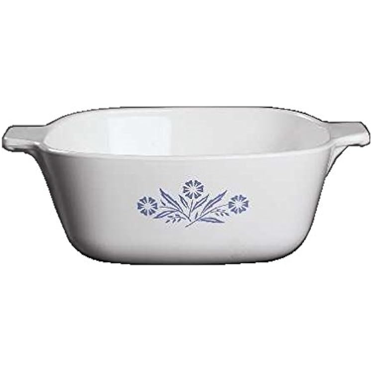 Corning Ware Cornflower Blue Square Casserole  No Lid  1 12 Quart   P-1 12-B