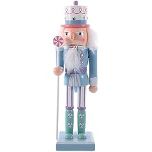 Christmas Nutcracker Soldier Blue Wooden Nutcracker Ornament for Christmas Festival