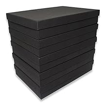 N 20 Qty - Light Pink Cotton Filled Gift Boxes - Size 7" x 5" x 1 1/4" - Made in the USA