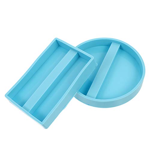 2pcs Business Card Holder Mold Card Storage Silicone Epoxy Resin Mold for DIY Craft Making Soap Candle Office Study Storage Organizer Style A