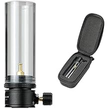 CAMPINGMOON Candle Lantern Gas Mini Small Camping Backpacking Black BKT-1D