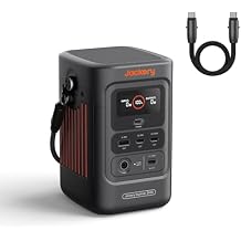 Jackery Explorer 240D Power Bank, 80,000mAh LiFePO4 Battery Portable Power Station, 200W DC Output,1-Hour Fast Charging, Compact for Outdoor Camping, Travel, Emergencies