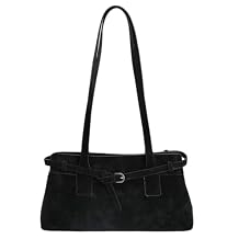Suede Hobo Bags for Women Shoulder Bag Casual French Style Purses Tote for Work Vacation