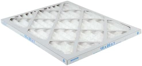Pro - Source 16x20x1 Pleated Air Filter Wire-Backed Pleated MERV 13 Synthetic Beverage Board Frame 300 FPM 650 CFM Use with Any Unit
