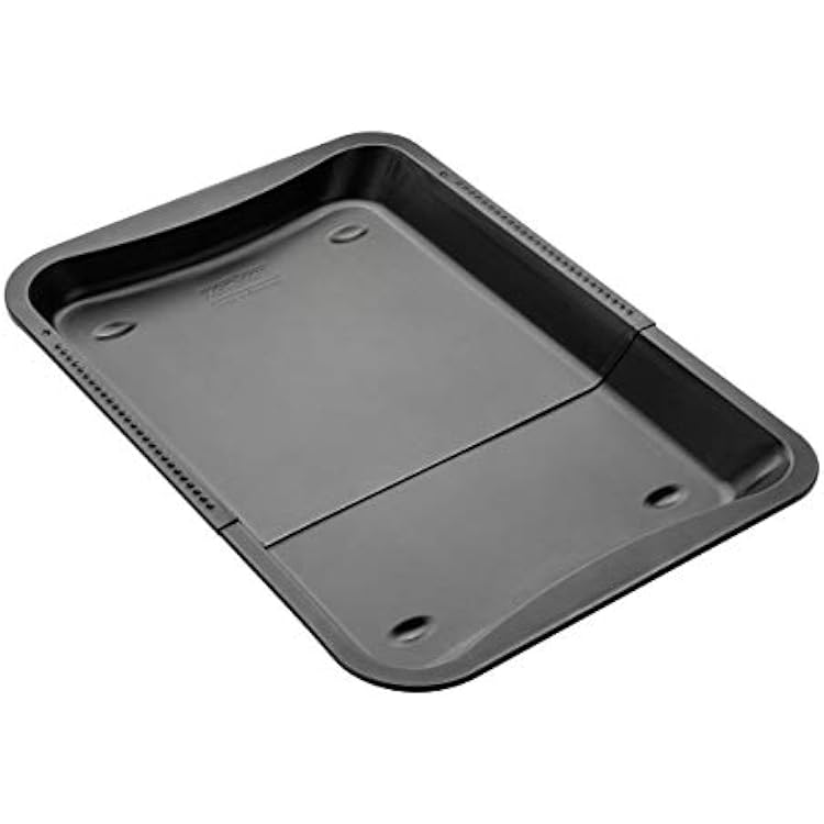 Zenker Adjustable Universal Oven Baking Tray, BlackMetallic, 13.58-20.47 x 12.99 x 1.18