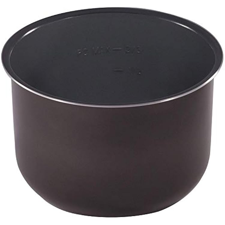 Instant Pot 3-Qt Ceramic Non-Stick Inner Cooking Pot for Rice, Slow Cooking, Black