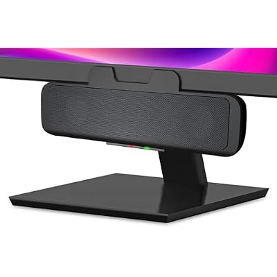 Cyber Acoustics USB Speaker Bar CA-2890 Stereo USB Powered Speaker, Easily Clamps to Monitor, Convenient Controls