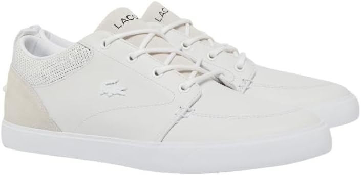 Lacoste Men's Bayliss Sneaker, White, 9