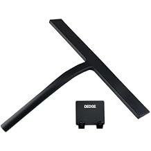 DEDGE Shower Squeegee Window Glass Wiper Scraper Cleaner with Silicone Blade for Bathroom/Kitchen/Car Glass/Mirror/Door 11-Inch (with Hook)