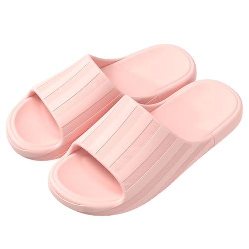 Unisex Slippers Indoor Outdoor Pillow Slippers Non Slip Quick Drying Shower Slides Sandals Lightweight EVA Platform