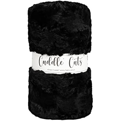 Luxe Cuddle Cut 2 Yard, Glacier Black Print