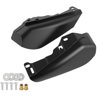 Mid Frame Air Deflector for Harley Davidson 2009-2025, Motorcycle Heat Deflectors Shields for Harley Touring Street Glide Road Glide Electra Glide Road King Ultra Limited Tri Glide CVO Matte Black