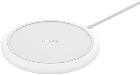 mophie charge stream pad 10W Qi Wireless Charge Pad - Made for Apple iPhone Xr, Xs Max, Xs, X, 8, 8 Plus, Samsung, and other Qi-enabled devices - White