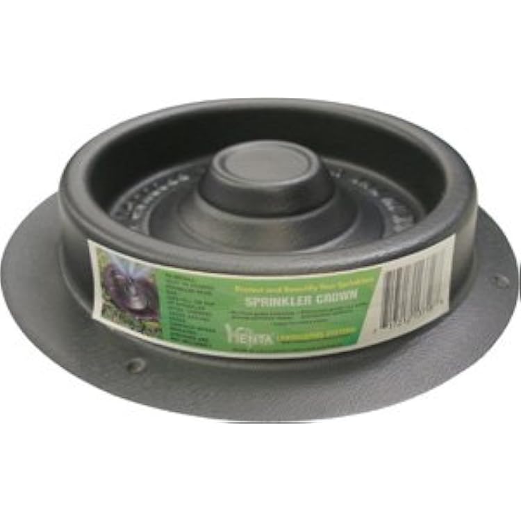 Henta Sprinkler Crown TM, Sprinkler Head Protection for Lawn & Garden Plastic, Set of 12
