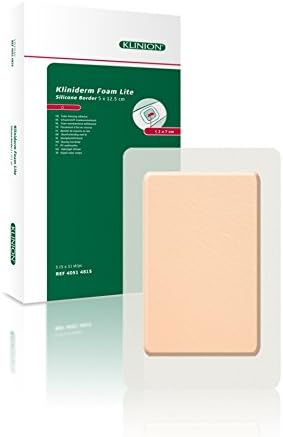 Foam Silicone Lite Border Dressing, 12.5 x 5 cm