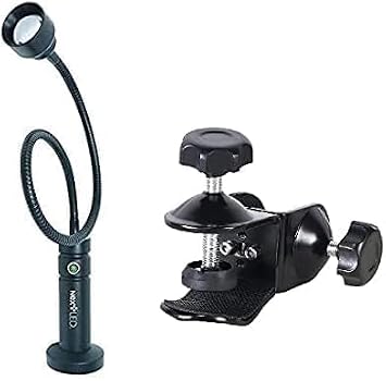 NextLED NT-7728 Grill Light with Universal C-Clamp Bundle for Non-Metal Surface