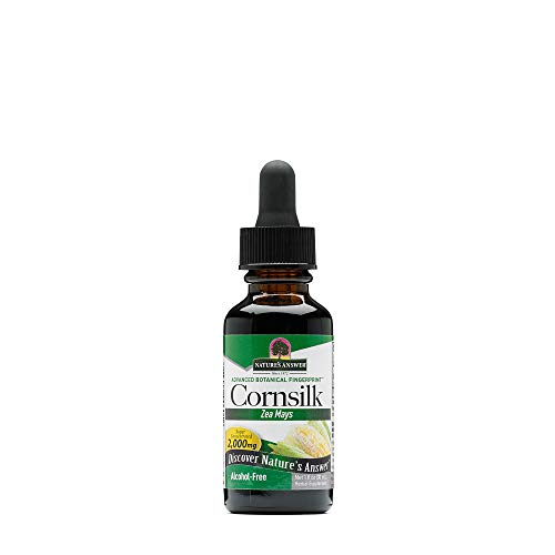 Natures Answer Alcohol-Free Cornsilk 2000mg 1oz Extract | Urinary Tract Support | Natural Diuretic | Gluten-Free, Non-GMO, Vegan | Single Count