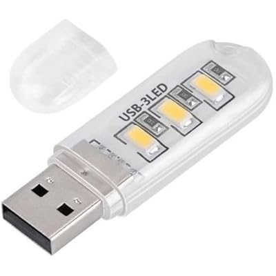 SANEC Portable Mini USB Led Lamp 3 LED 5730 SMD Led Camping Stick