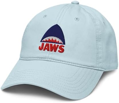 Jaws Logo Shark Bite Adjustable Baseball Hat