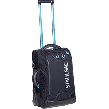 Stahlsac Steel Wheeled Bag: Durable dive bag for travel, wet & dry compartments, 22" carry on