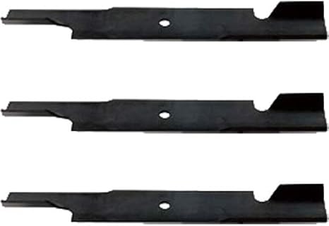 (3 Pack) Premium High Lift - Notched Replacement XHT Lawn Mower Blade Fits Rotary 10930 | 21" x 3" / 0.625" Hole