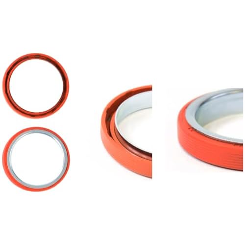 LowPricedAutoParts Premium Viton Double Lip Rear Main Crankshaft Seal wIncluded Metal Sleeve - Fits Ford Explorer Ranger Mustang 4.0L 1995-2011 & More