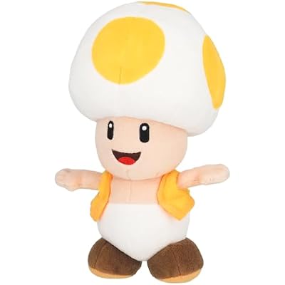 Sanei Super Mario All Star Collection AC32 Yellow Toad 8 Plush