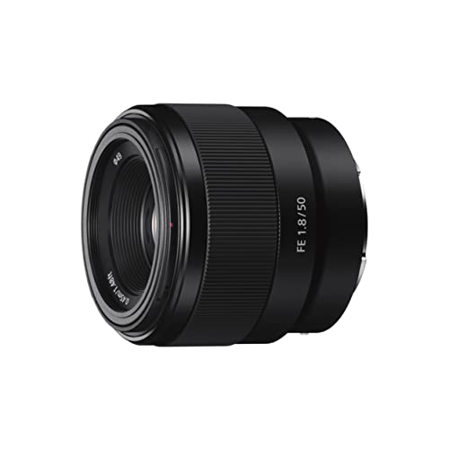 Sony - FE 50mm F1.8 Standard Lens SEL50F18F, Black