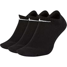 Nike Everyday Cushioned No-Show Athletic Training Casual Socks - 3 Pack