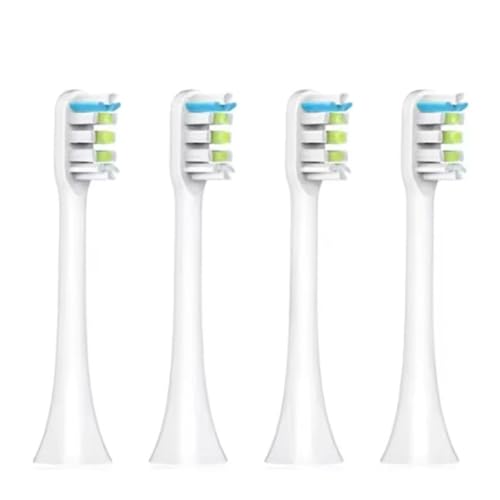 Electric Toothbrush Accessory Toothbrush Head. Compatible for SOOCAS X1 X3 X3U X5 Sonic Electric ToothbrushesWhite 4 pcs