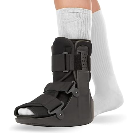 Orthosis Foot Drop,Short Walking Boot, Orthopedic Medical Walker Cast For Broken Toe Injuries, Sprained Ankles, Post-Op Support Foot Fracture Shoe Fits Men And Women,Xl,XL