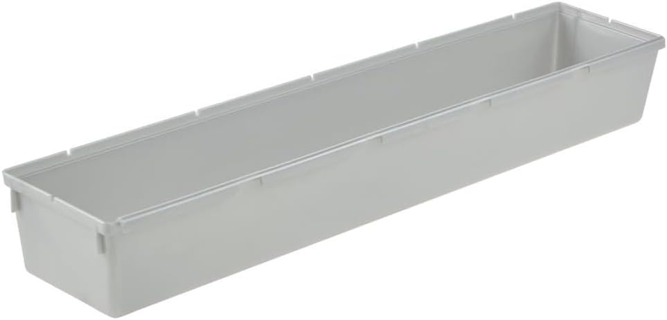 ok Organiser System Expandable Robust Plastic PP 8 x 8 x 5 cm Silver